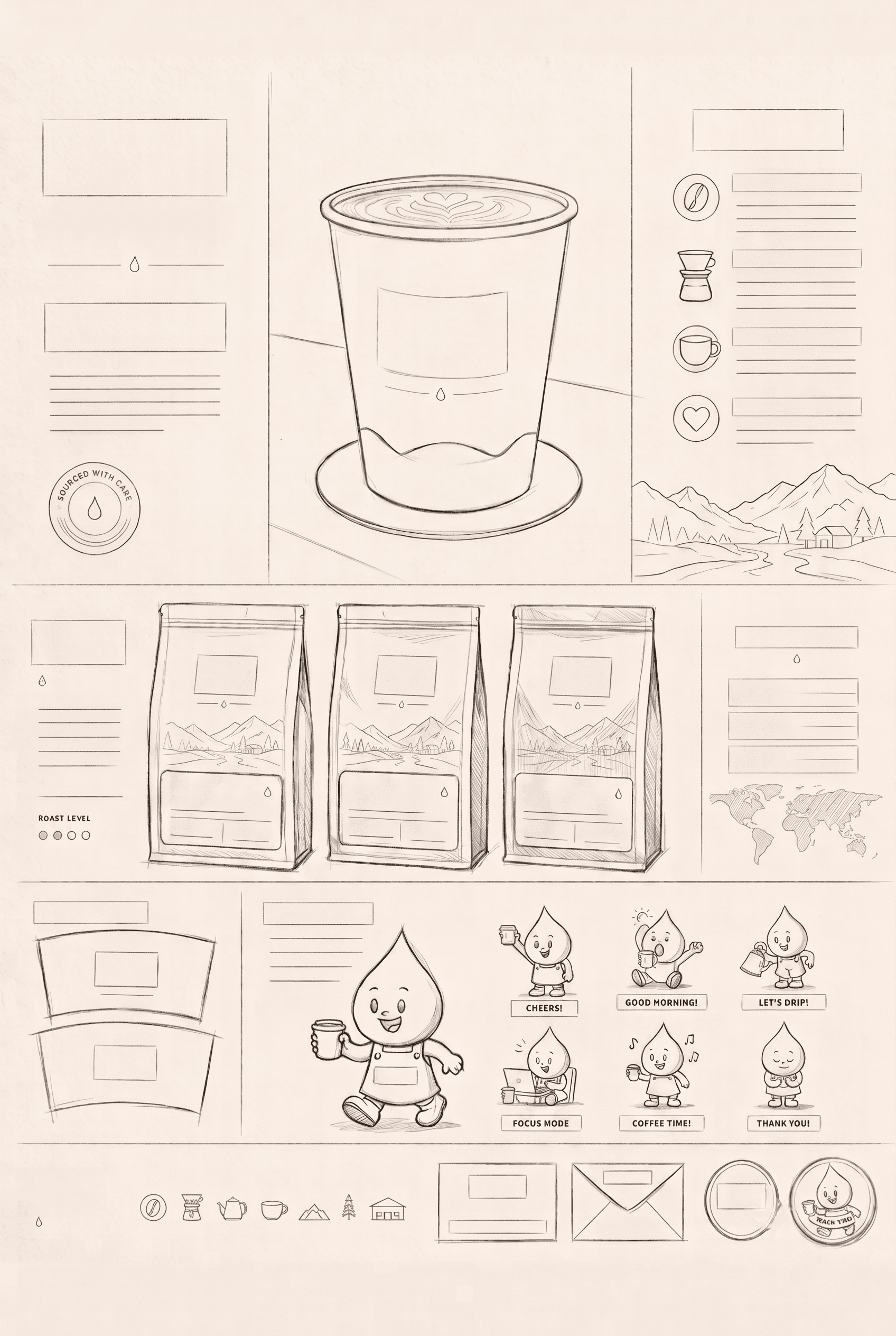Drip Coffee — early sketch